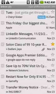 gmail in iOS5